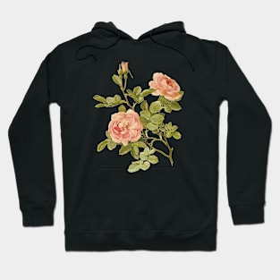 Vintage Rose Flower Hoodie